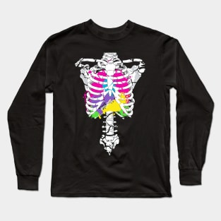 bones (art) Halloween costume Long Sleeve T-Shirt